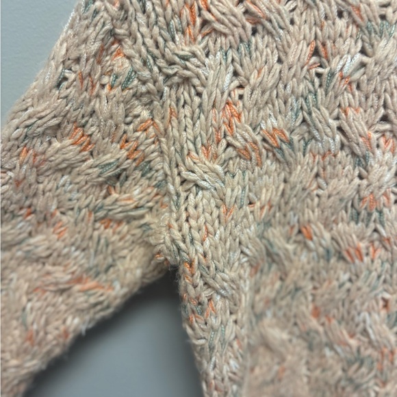 Listicle Cream & Colorful Knit Sweater - Picture 2 of 4